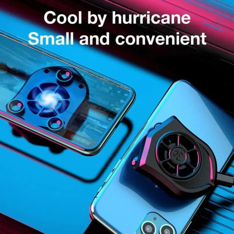 Mobile Phone Radiator Universal Phone Cooler Fan Suction Cup Holder Heat Sink